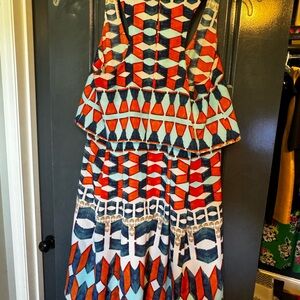 Jessica Simpson Abstract Pattern Dress